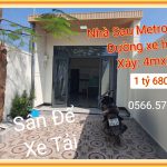 Bá nhà đường xe tải sau Mêtro Quận 12, Xây dựng 4mx21m nhà đẹp Bán nhà sau Metro quận 12 xe hơi đậu