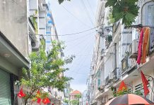 Nhà đúc 1 lầu, đường xe hơi Nguyễn Văn Quá nối dài, sau Nhà Thờ Tân Hưng quận 12