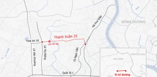 Mở rộng 2,8km đường Thạnh Xuân 25 cửa ngõ Tây Bắc TP.HCM kết nối với Bình Dương
