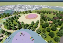 Khởi công công viên Ao Cá Đôi, đường Nguyễn Thị Búp, ý tưởng từ hình ảnh hạt gạo