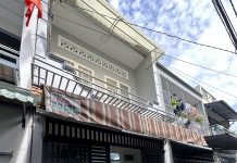 Nhà đúc 1 lầu, hẻm thông 4m sau Chợ Hiệp Thành, Quận 12 tp HCM