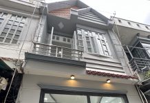 Nhà đúc 1 lầu đường TTH06 sau siêu thị Metro quận 12